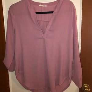 Lush roll tab blouse